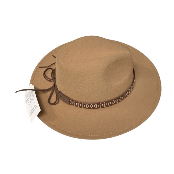 Felt Fedora Embellishment Studded Band Hat - Picture 11 of 14